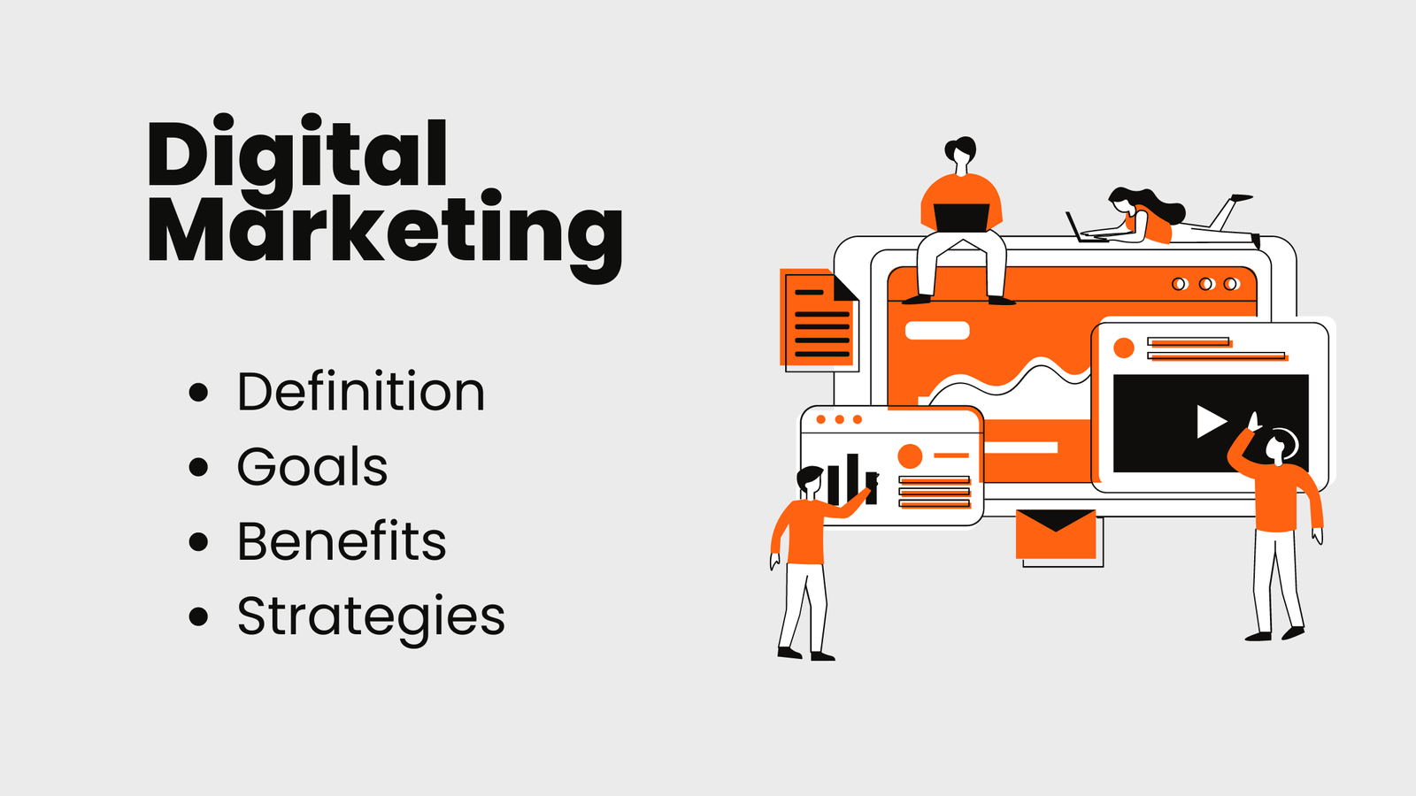 digital marketing: defintion, goals, benefits, strategies